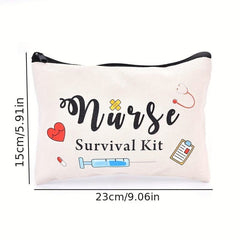Zipper Portable Cosmetic Bag Stylish Toiletry Bag Durable Travel Accessories