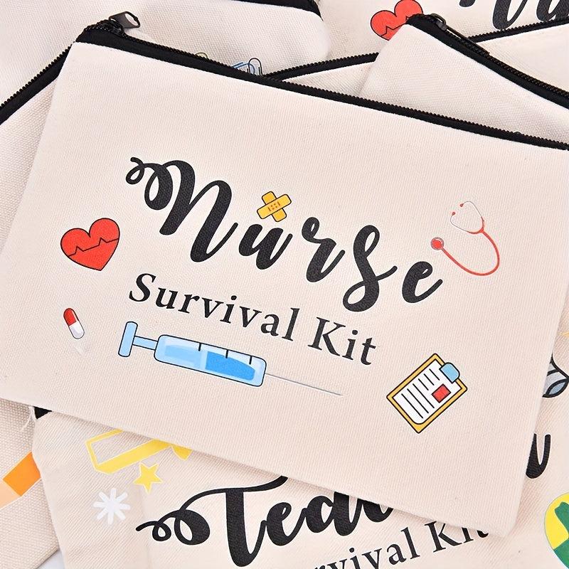 Zipper Portable Cosmetic Bag Stylish Toiletry Bag Durable Travel Accessories