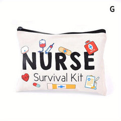 Zipper Portable Cosmetic Bag Stylish Toiletry Bag Durable Travel Accessories