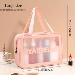 Transparent Waterproof Makeup Storage Organizer