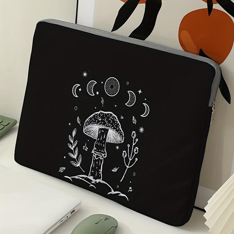 Soft Laptop Bag Cover with Leather Accents