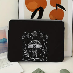 Soft Laptop Bag Cover with Leather Accents