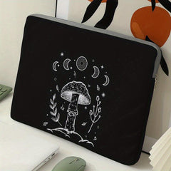 Soft Laptop Bag Cover with Leather Accents