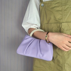 Faux Pearl Handbag Pearlescent Small Shoulder Bag