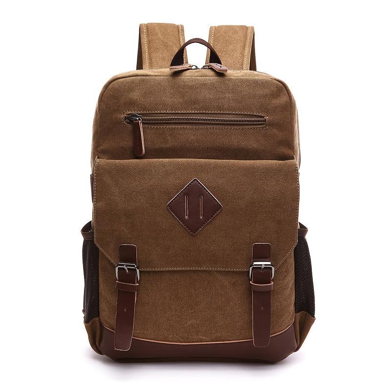 Men's Laptop Backpack Canvas Bag Large Capacity Backpack