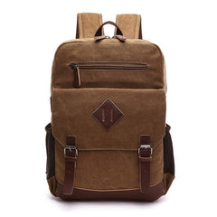 Men's Laptop Backpack Canvas Bag Large Capacity Backpack