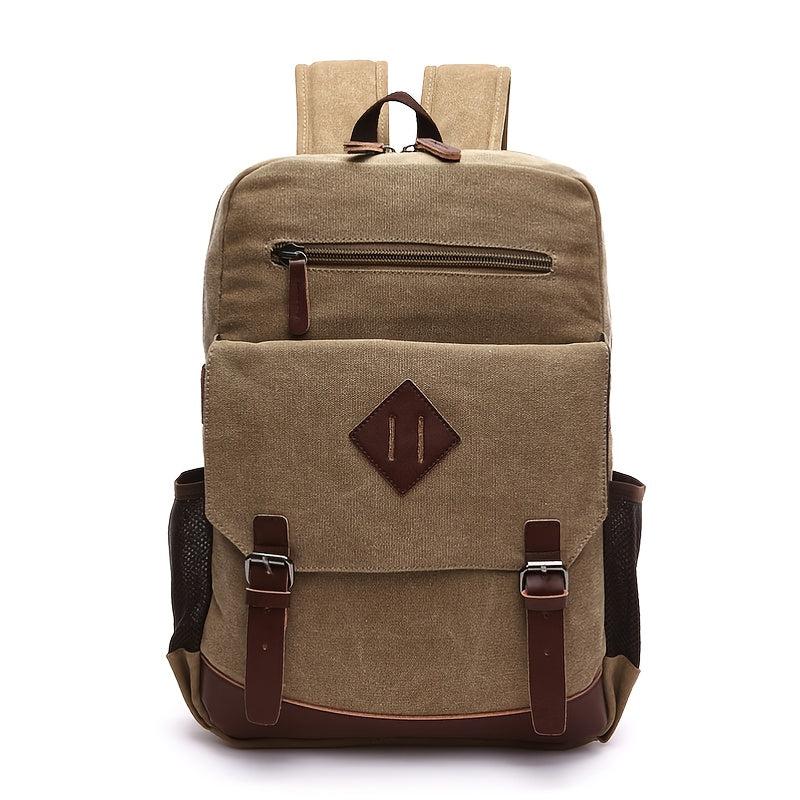 Men's Laptop Backpack Canvas Bag Large Capacity Backpack