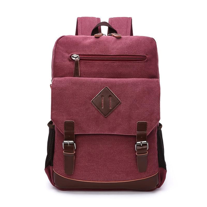 Men's Laptop Backpack Canvas Bag Large Capacity Backpack