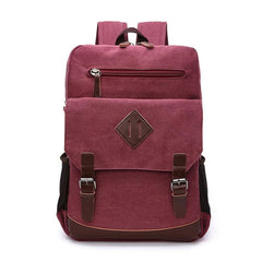 Men's Laptop Backpack Canvas Bag Large Capacity Backpack