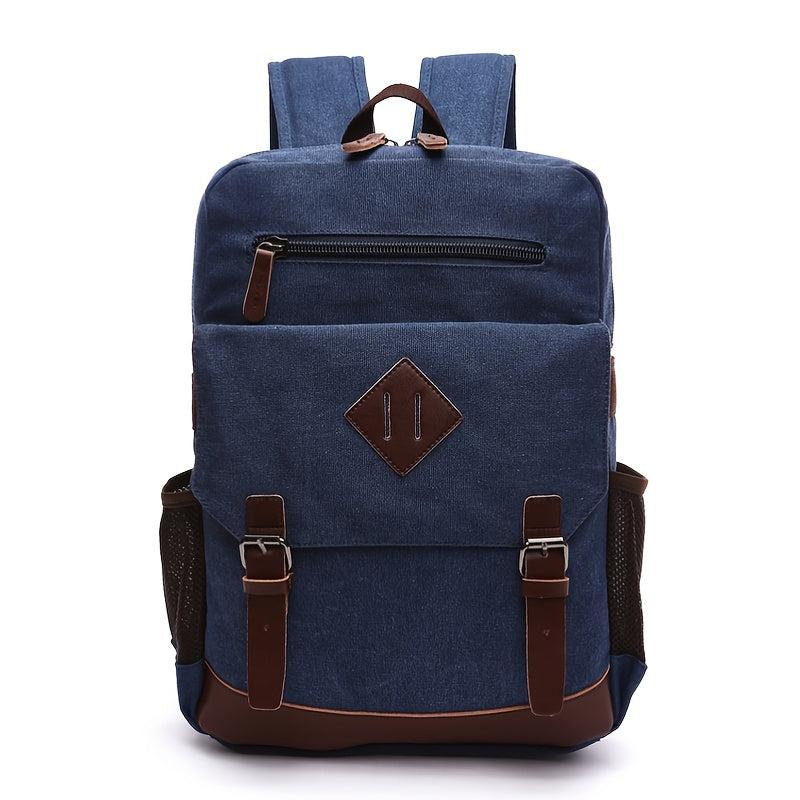 Men's Laptop Backpack Canvas Bag Large Capacity Backpack