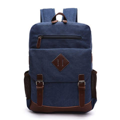 Men's Laptop Backpack Canvas Bag Large Capacity Backpack