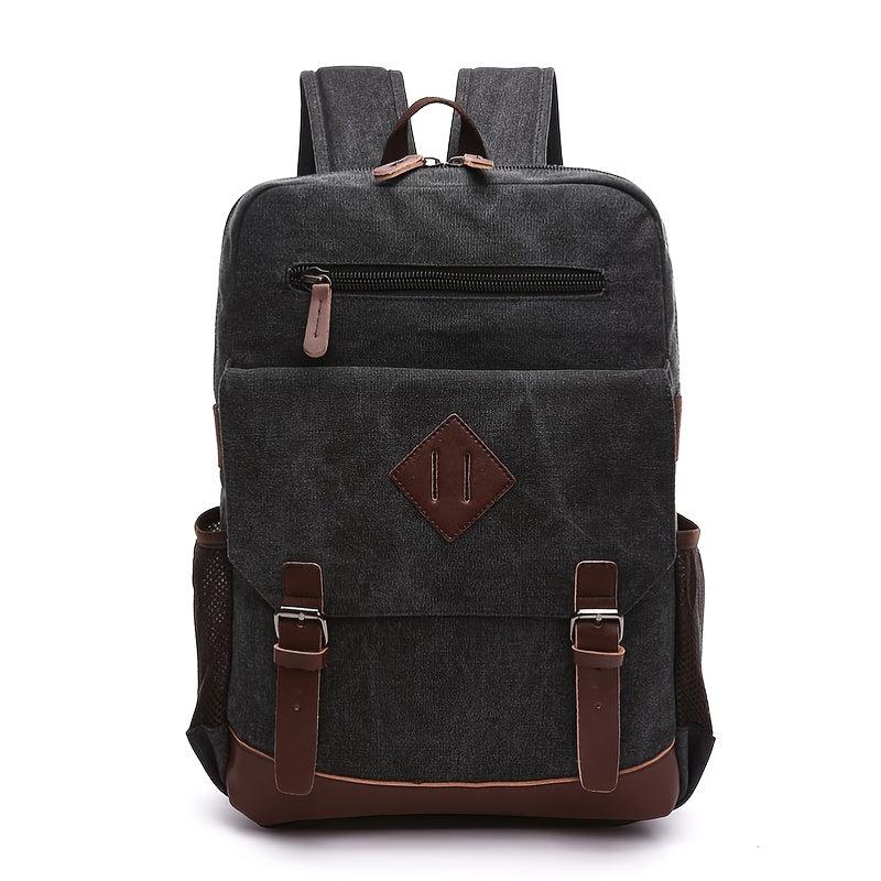 Men's Laptop Backpack Canvas Bag Large Capacity Backpack