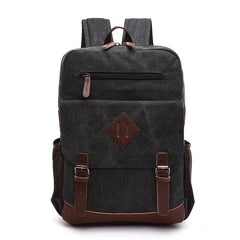 Men's Laptop Backpack Canvas Bag Large Capacity Backpack