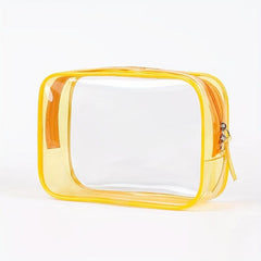 Transparent Cosmetic Zipper Bag Makeup Travel Bag