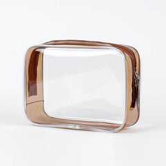 Transparent Cosmetic Zipper Bag Makeup Travel Bag