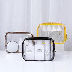 Transparent Cosmetic Zipper Bag Makeup Travel Bag