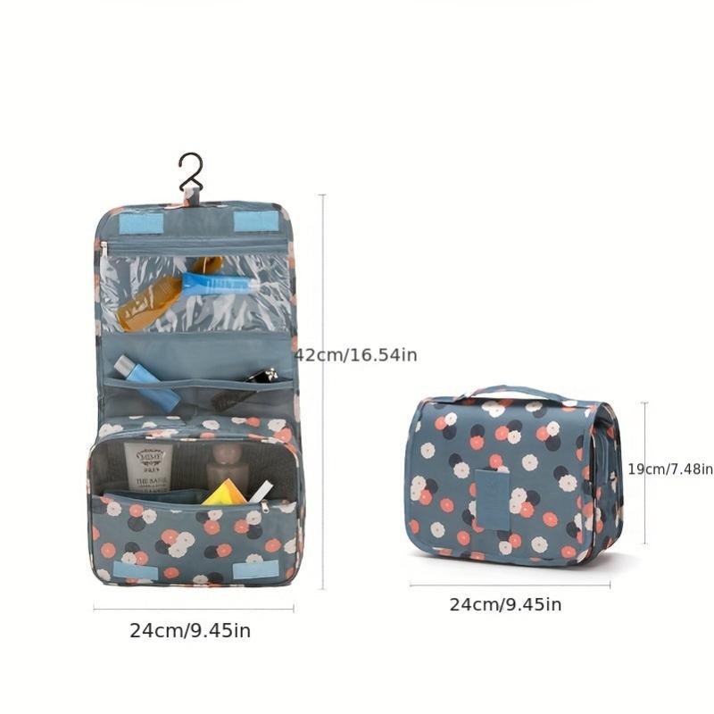 Large Capacity Hanging Hook Makeup Bag Portable Travel Storage Bag Cosmetic Bag