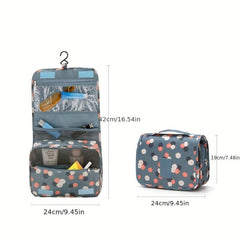 Large Capacity Hanging Hook Makeup Bag Portable Travel Storage Bag Cosmetic Bag