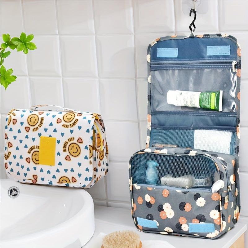 Large Capacity Hanging Hook Makeup Bag Portable Travel Storage Bag Cosmetic Bag
