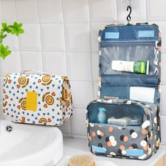 Large Capacity Hanging Hook Makeup Bag Portable Travel Storage Bag Cosmetic Bag