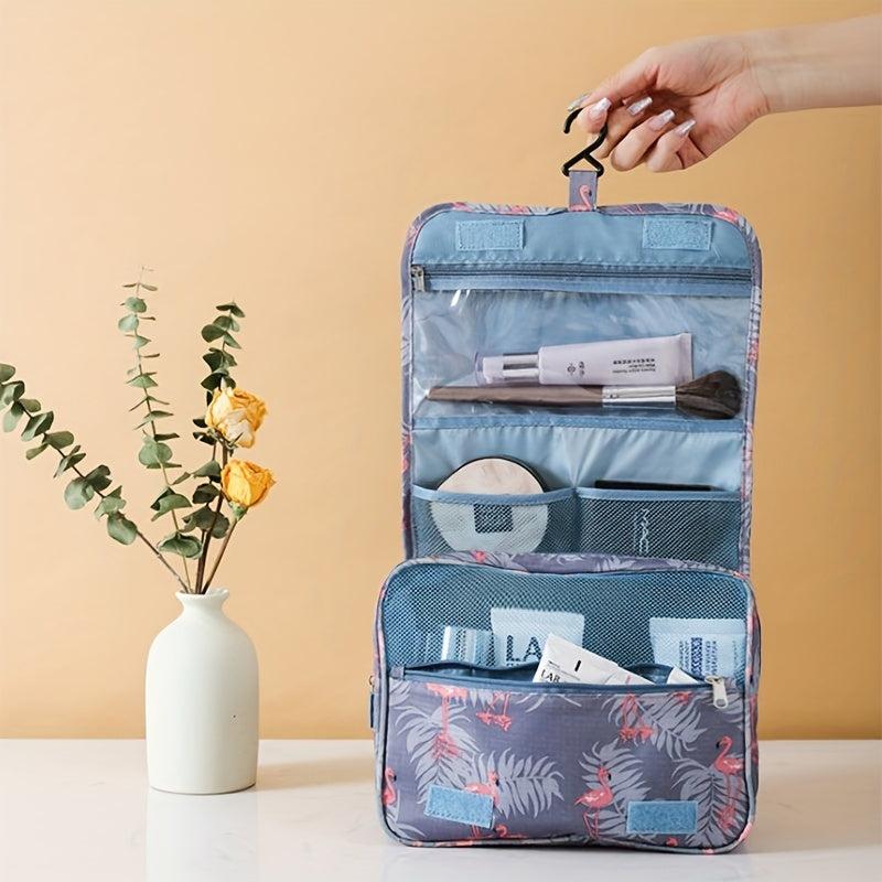 Large Capacity Hanging Hook Makeup Bag Portable Travel Storage Bag Cosmetic Bag