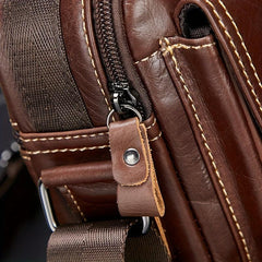 Leather Shoulder Bag Business Briefcase First Layer Cowhide Handbag