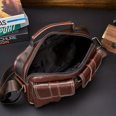 Leather Shoulder Bag Business Briefcase First Layer Cowhide Handbag