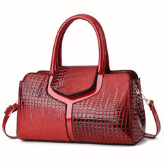 Women's Animal Printed Handbag Large Capacity PU Leather Crossbody Bag