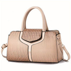 Women's Animal Printed Handbag Large Capacity PU Leather Crossbody Bag