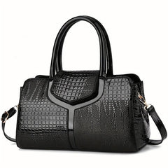 Women's Animal Printed Handbag Large Capacity PU Leather Crossbody Bag