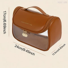 Transparent Cosmetic Bag Portable Travel Toiletry Bag Waterproof
