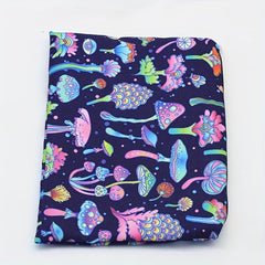 Colorful Mushroom Print Cosmestic Bag Portable Makeup Storage Pouch