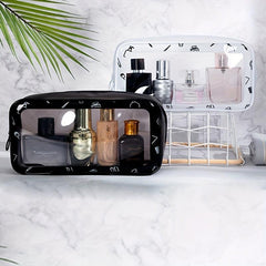 Transparent Makeup Bag Zipper Portable Cosmetic Bag Versatile Toiletry Wash Bag