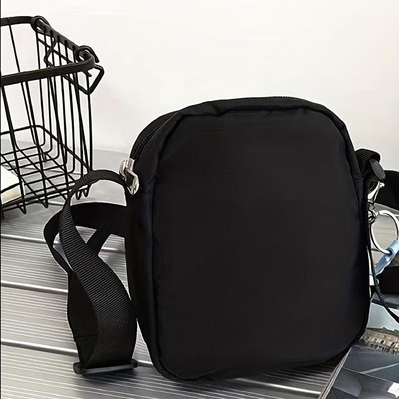 Letter Pattern Crossbody Bag Small Satchel Lightweight Diagonal Bag