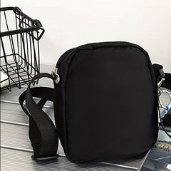 Letter Pattern Crossbody Bag Small Satchel Lightweight Diagonal Bag
