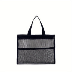 Portable Mesh Handbag Toiletry Wash Storage Cosmetic Bag