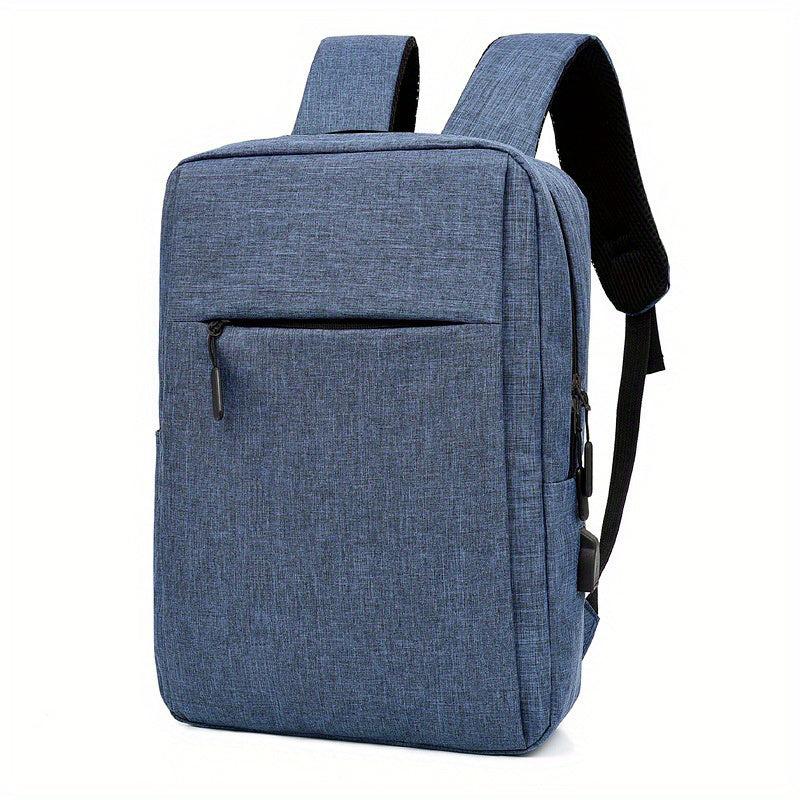 Casual Backpack With USB Charging Port School Bag Computer Bag