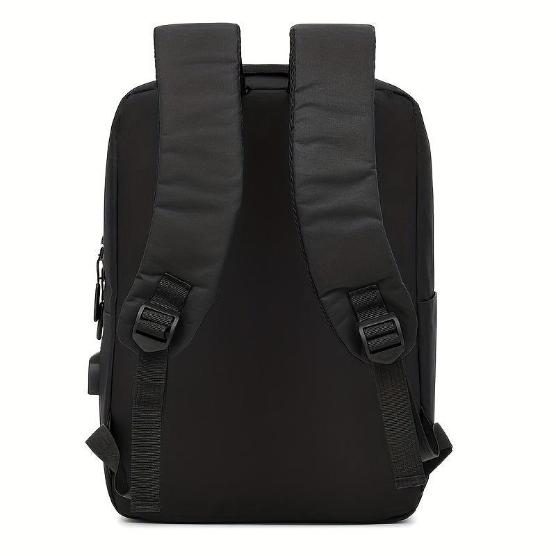 Casual Backpack With USB Charging Port School Bag Computer Bag