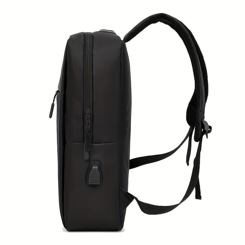 Casual Backpack With USB Charging Port School Bag Computer Bag