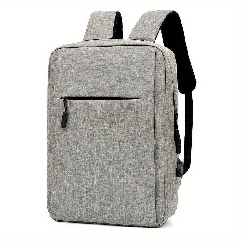 Casual Backpack With USB Charging Port School Bag Computer Bag