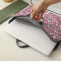 Expressions Pattern Printed 38 1 cm Laptop Bag Soft Surface Protective Cover