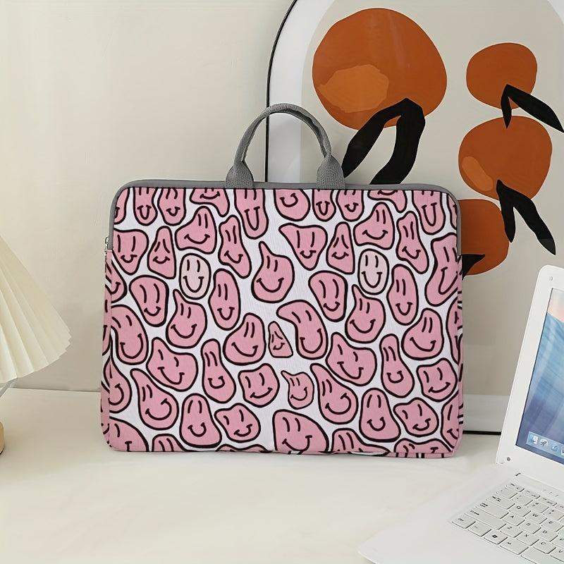Expressions Pattern Printed 38 1 cm Laptop Bag Soft Surface Protective Cover