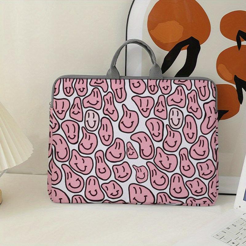 Expressions Pattern Printed 38 1 cm Laptop Bag Soft Surface Protective Cover