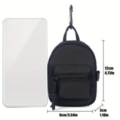 Mini Coin Purse Earphone Bag Hip Hop Small Satchel Card Key Backpack