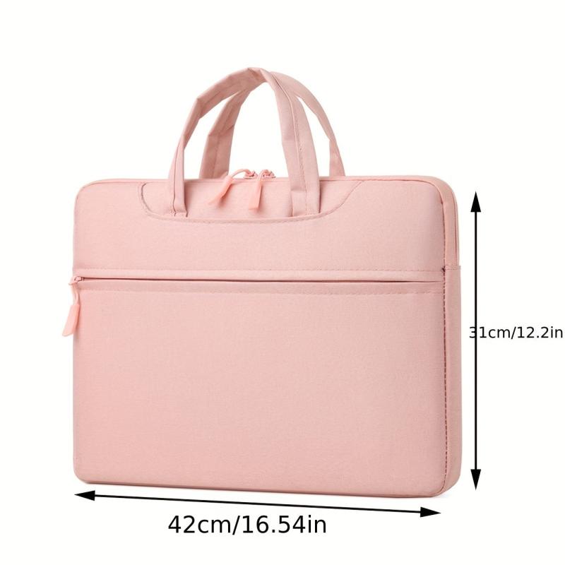 Casual Waterproof Fabric Computer Storage Bag, Large Capacity 35x56cm