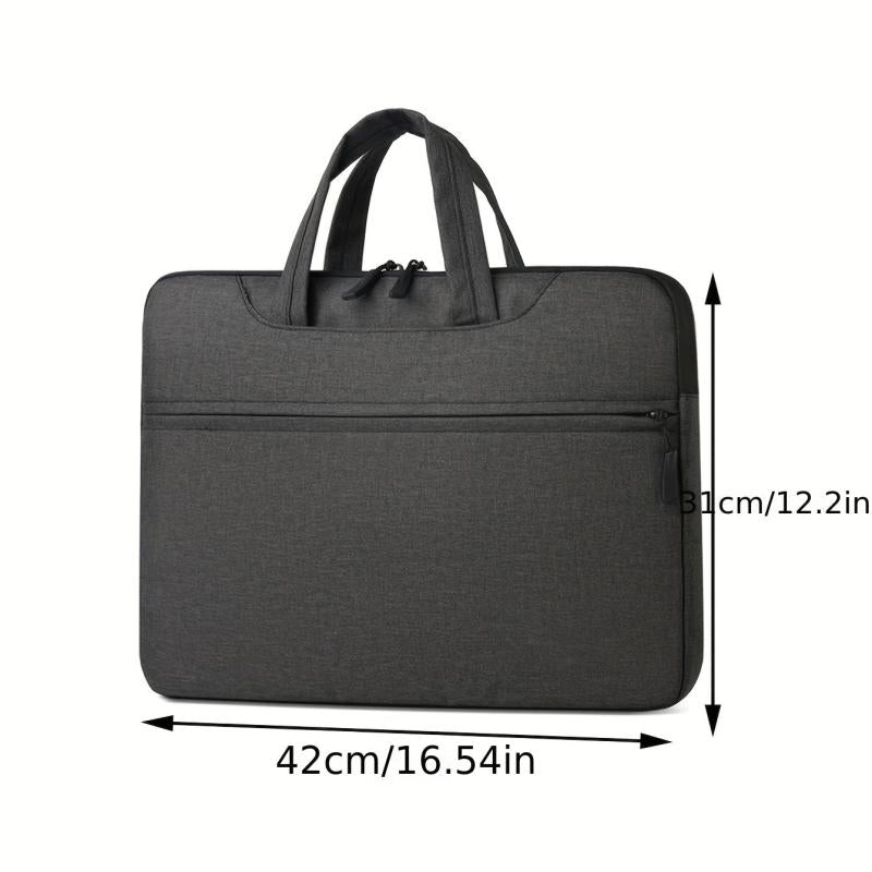 Casual Waterproof Fabric Computer Storage Bag, Large Capacity 35x56cm