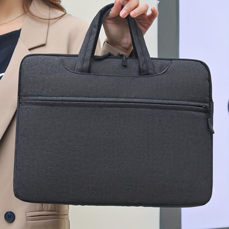 Casual Waterproof Fabric Computer Storage Bag, Large Capacity 35x56cm