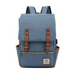 Large Capacity Backpack with USB Charging Port for Travel, School & Business