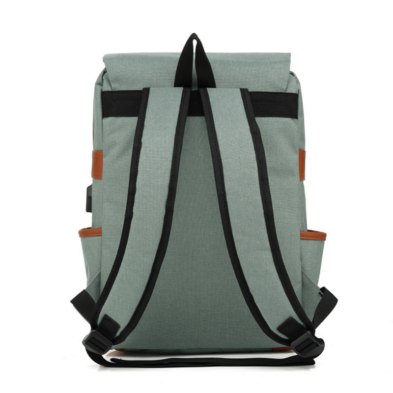 Large Capacity Backpack with USB Charging Port for Travel, School & Business