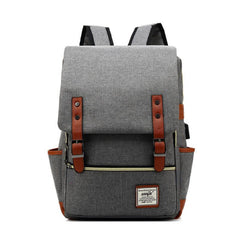 Large Capacity Backpack with USB Charging Port for Travel, School & Business